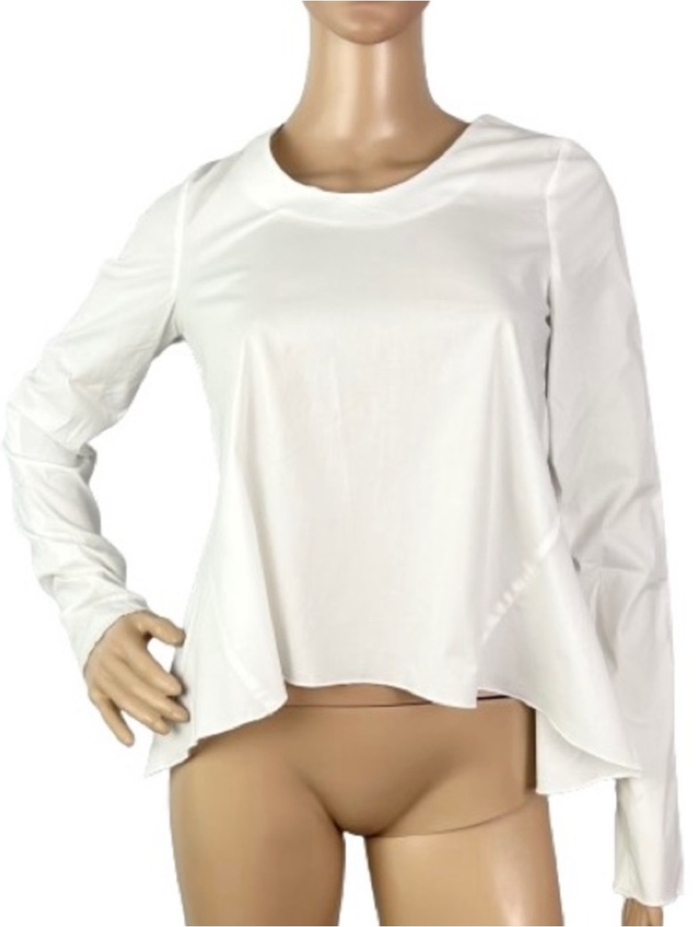 NEW TOTEME WHITE COTTON POPLIN SHIRT